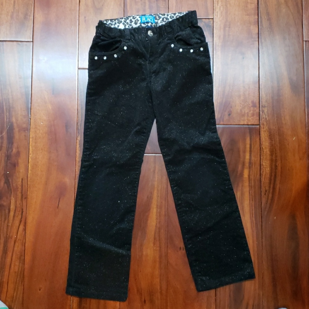 Black sparkle size 6x/7 pants